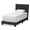 Baxton Studio Brookfield Modern Charcoal Grey Twin Size Bed 138-7594 - alternate 1